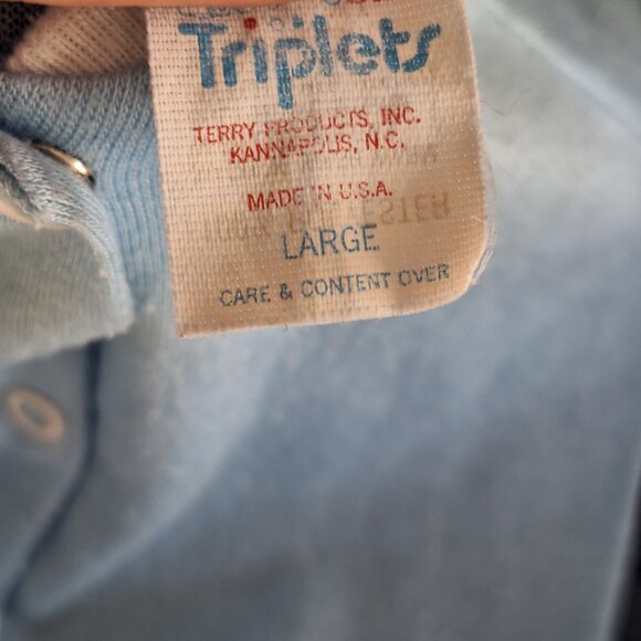 light blue with white collar pajamas - Picture 7 of 11